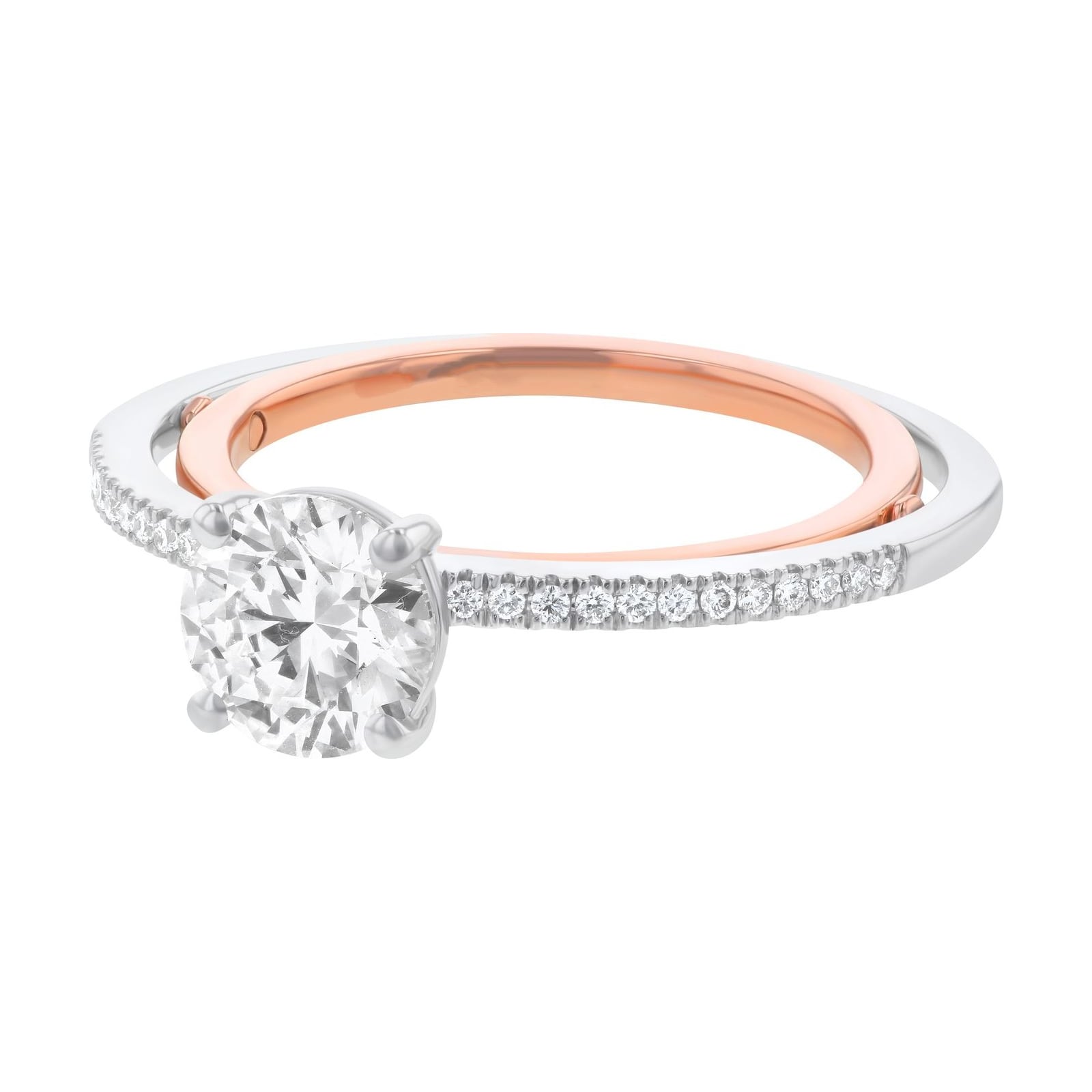 Custom 1.5 carat diamond engagement ring